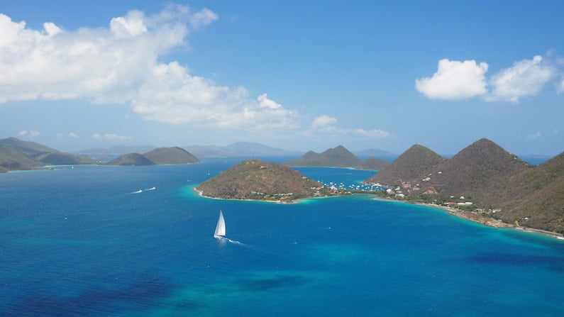 POSTCARD FROM THE BRITISH VIRGIN ISLANDS