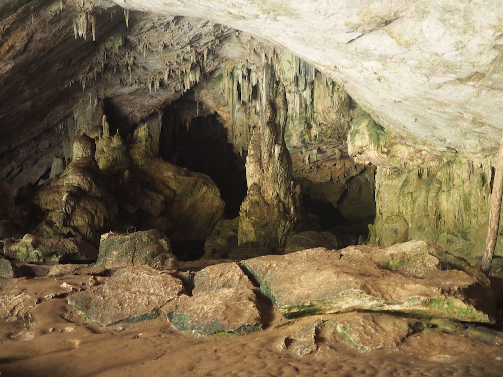Inside Tham Lod Cave