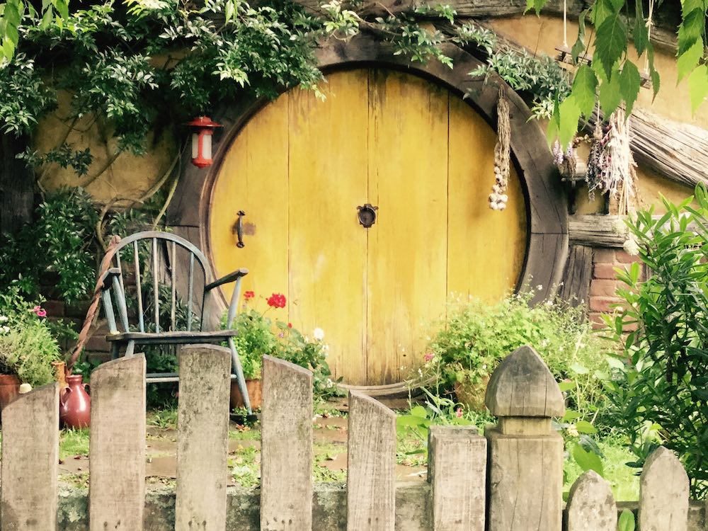 Hobbit House - yellow door