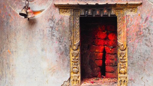 Hindu shrine Bhaktapur Nepal