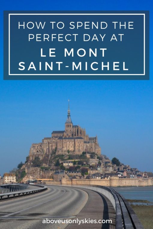 The island of Le Mont Saint-Michel (Mont St Michel) in Normandy, France is the stuff of legend and fairytales. We show you how to plan your trip there, easily done in a day-trip from Paris. And whether you choose to visit at high tide or low, the architecture is magnificent. #montstmichel #montsaintmichel #daytripsfromparis #europetravel #fairytalecastle