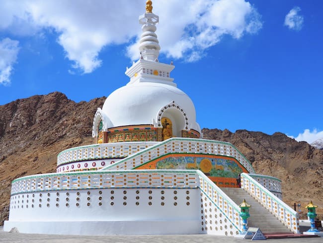 Shanti Stupa Leh.