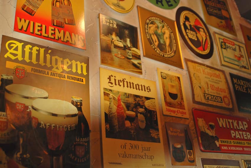 Brewery posters in Bruges