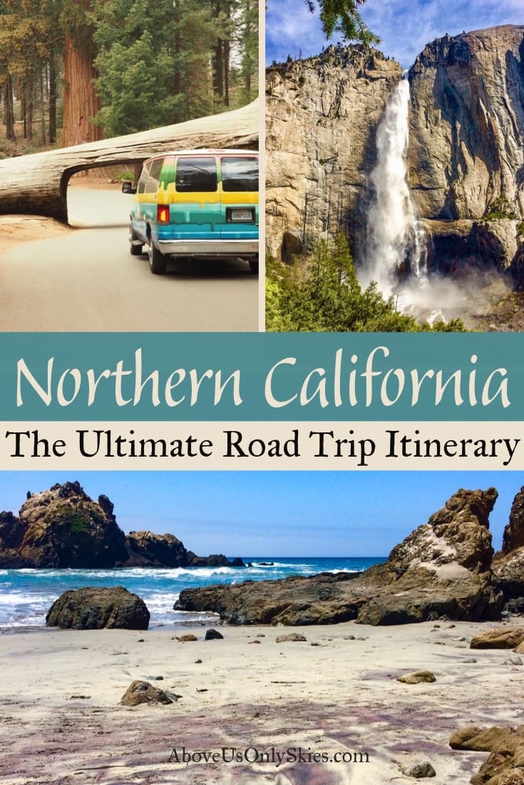 There's only one way to explore Northern California and that's on a road trip in a camper van for two - find out how in our epic 15-day itinerary #californiatravel #californiacamping #yosemite #yosemitenationalpark #yosemitecamping #usaroadtrip #californiaroadtrip #sequoianationalpark #kingscanyon #bigsur #highway1 #campervan #camperlife #northerncalifornia #roadtripideas #springbreak