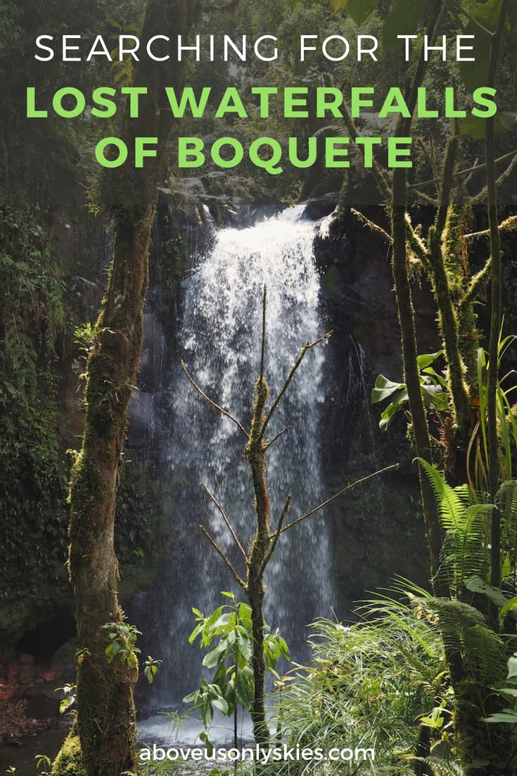 High up in the mountainous jungle of Chiriqui province, Panama, a trio of lost waterfalls await discovery... #Boquete #BoqueteTravel #PanamaTravel #PanamaHiking #BoqueteWaterfalls