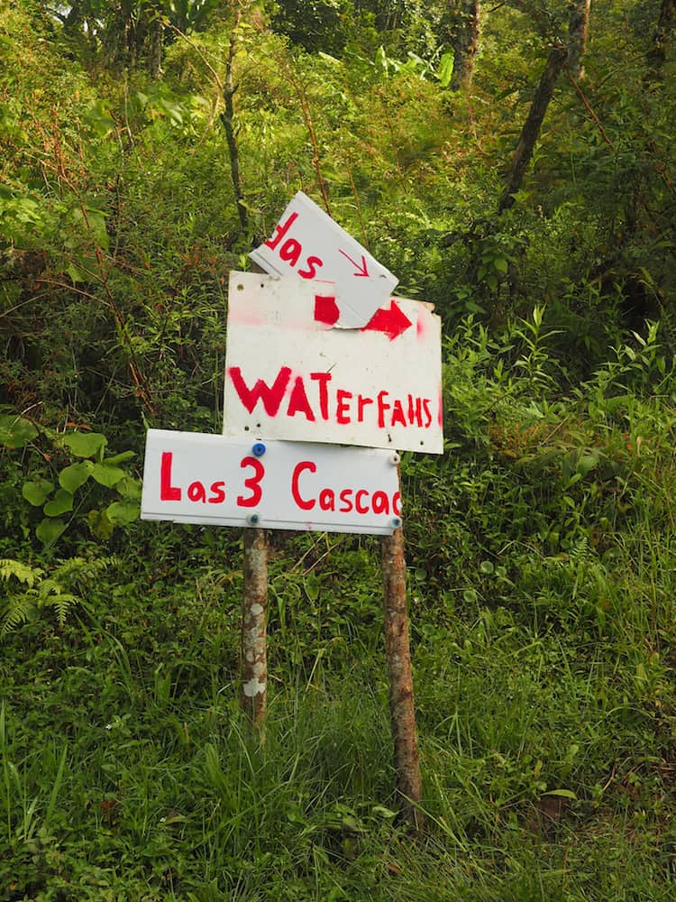 Another signpost "kind of" pointing in the right direction