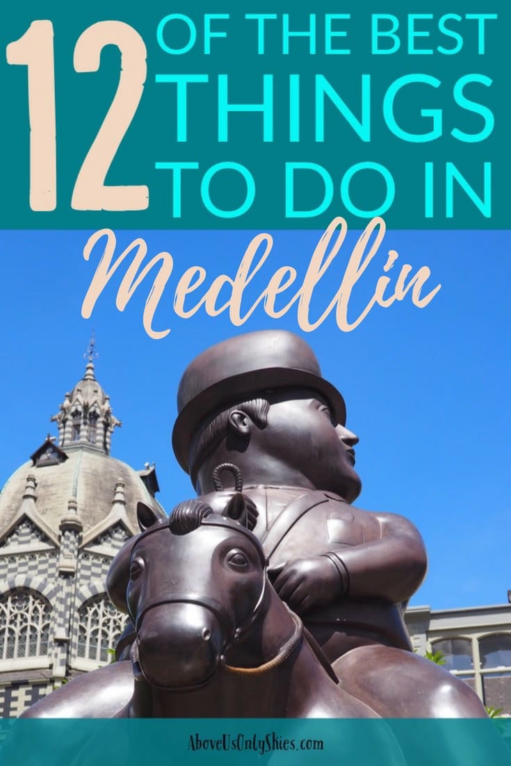 Here are our 12 best things to do in Medellin, Colombia. What to see, what food to eat, things to do, it’s an art lovers dream. A hub for expats, travellers and digital nomads, our recommendations are based on our month long stay in the city. There’s also suggestions for day trips to its surrounding pretty pueblos. A million miles away from its history of cartels #ColombiaTravel #MedellinTravel #MedellinItinerary #Medellin