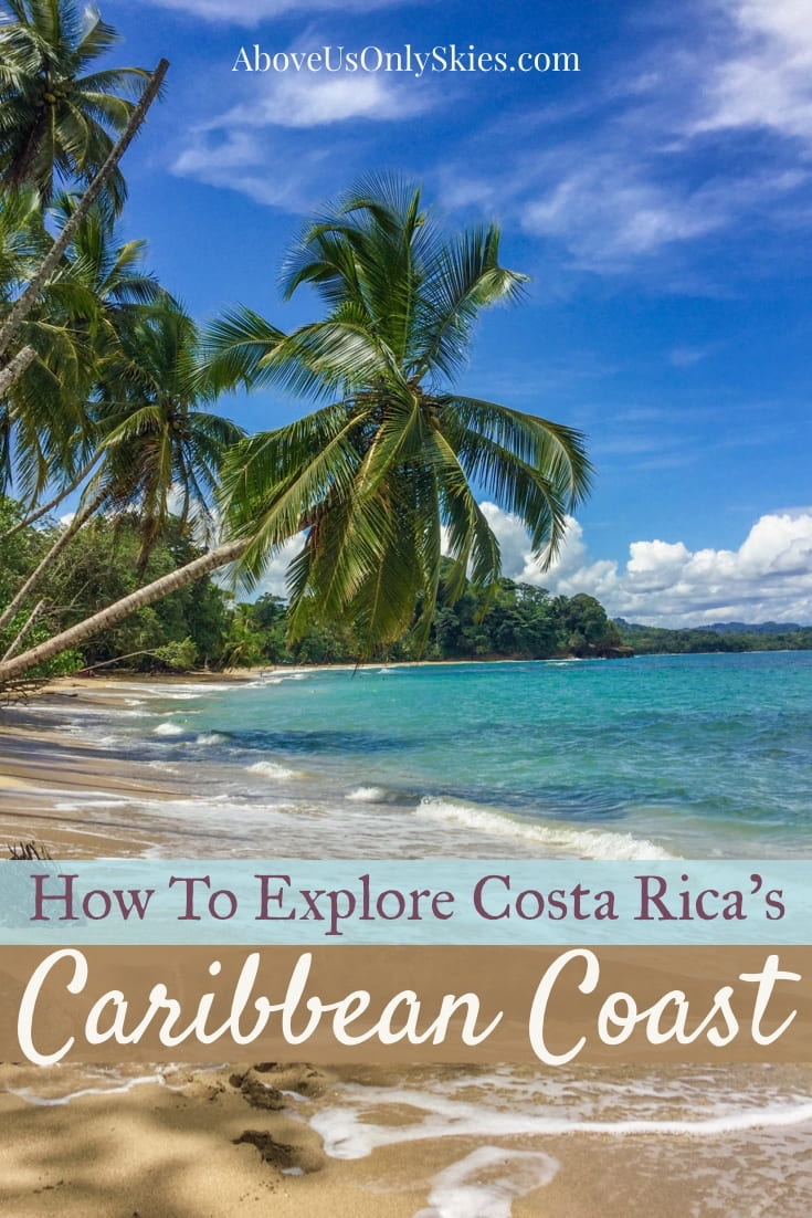 A relaxing visit to Costa Rica’s Caribbean Coast means you can enjoy the delights of both rainforest and beach. In our guide we show you how to get the best out of this area which is teeming with biodiversity. See sloths, monkeys and poison dart frogs all in their natural habitat. #couples #sloths #caribbeancoast #costaricatravel 