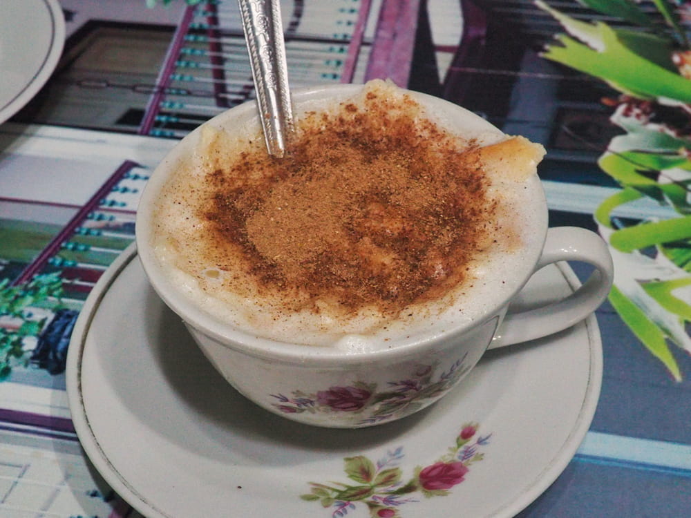 A cup of Macana