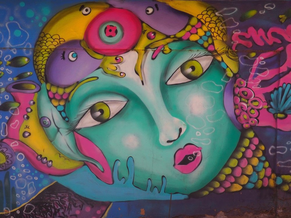 Psychedelic face