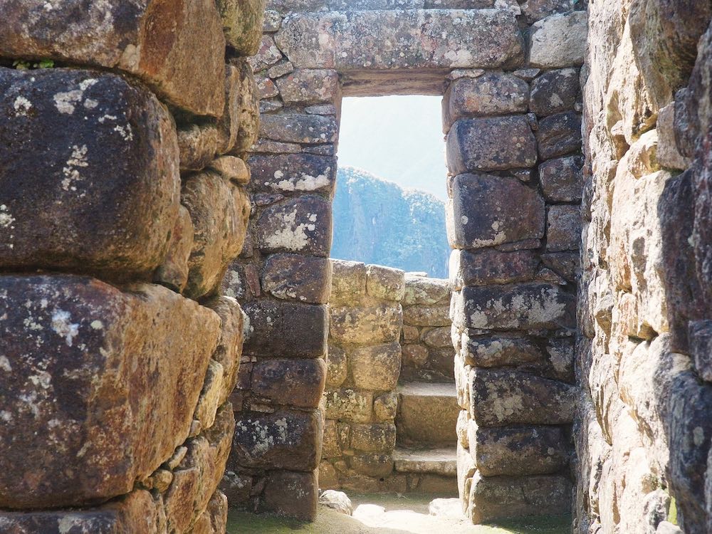 Ruins at Machu Picchu Citadel