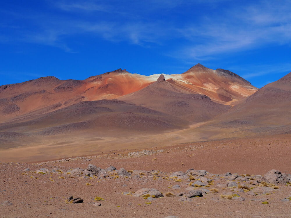 One of the most beautiful places in Bolivia - the Desierto de Dali, Bolivian Altiplano