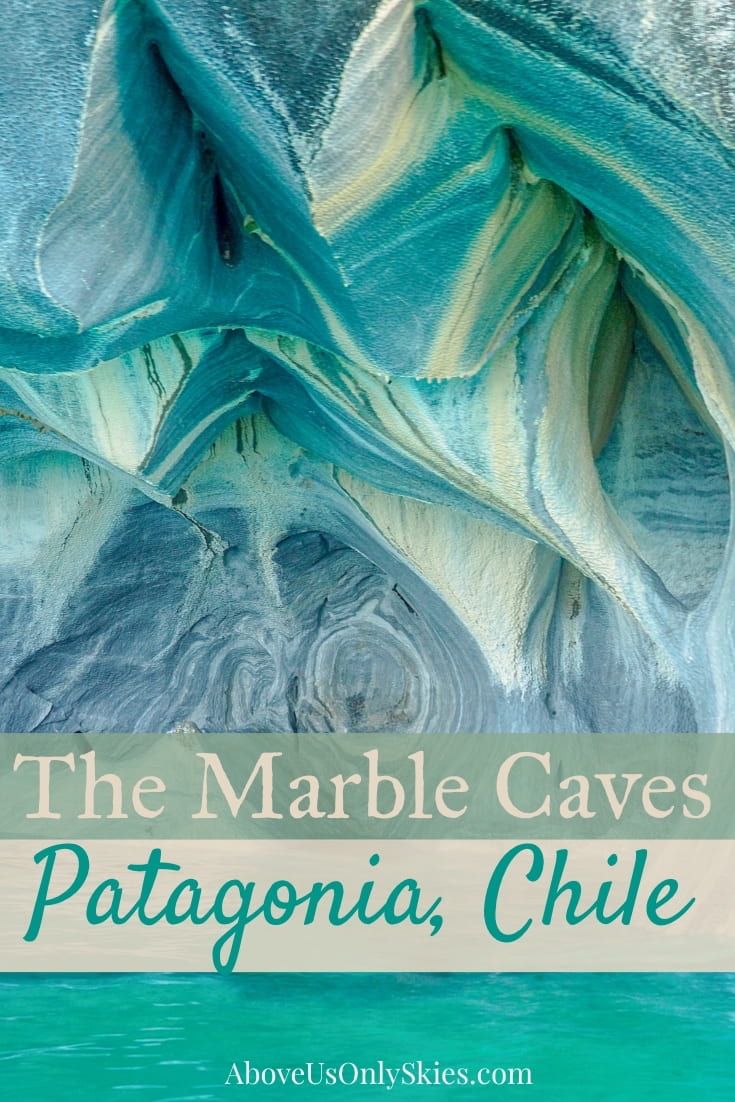 Carved out over thousands of years by glacial water, the Marble Caves in Chilean Patagonia are a must-see for anyone travelling along the Carretera Austral. Check out our guide for tips on how to get the best out of this natural phenomenon. #chile #chiletravel #carreteraaustral #marblecaves #marblecavespatagonia #patagoniachile #patagonia #puertoriotranquilo #lakes #carrara 