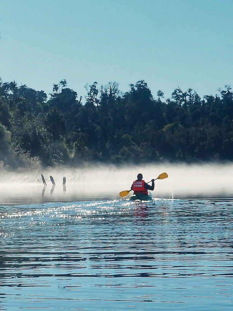 Ian kayaking on the Chepu River