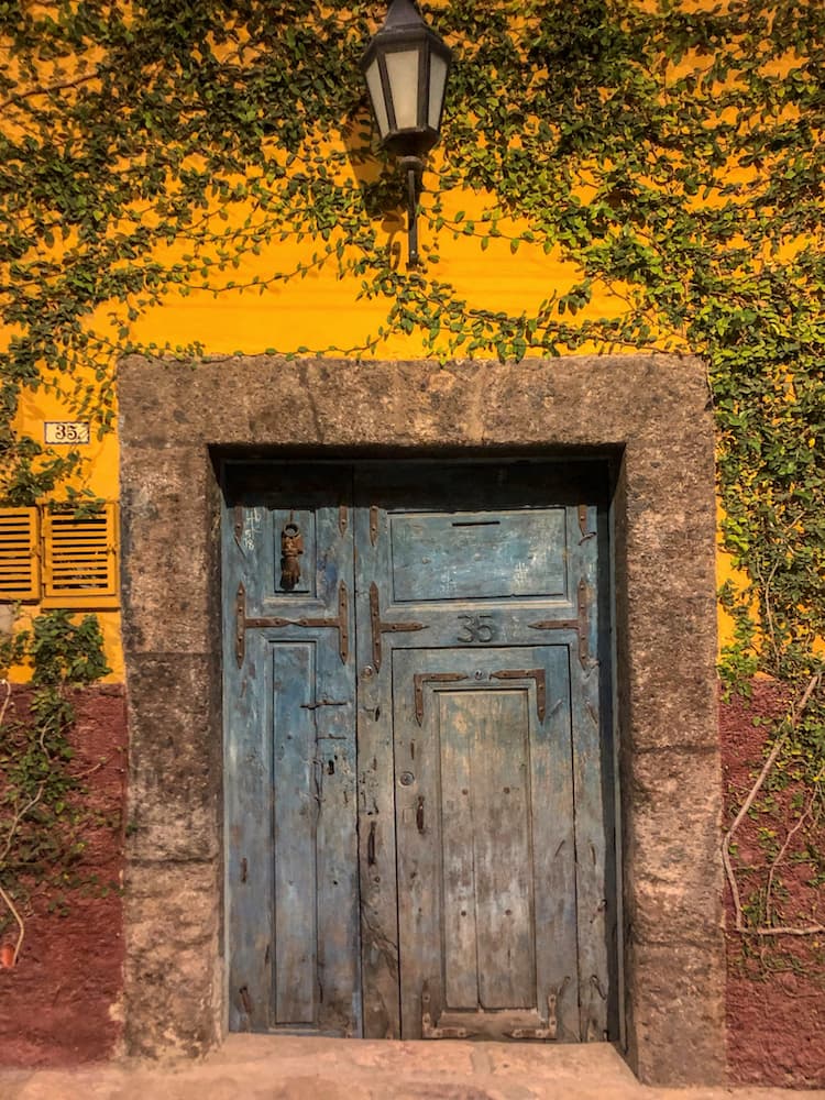 Blue Door in San Miguel de Allende
