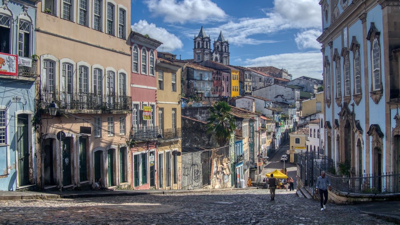 Cobbled streets of Pelourinho